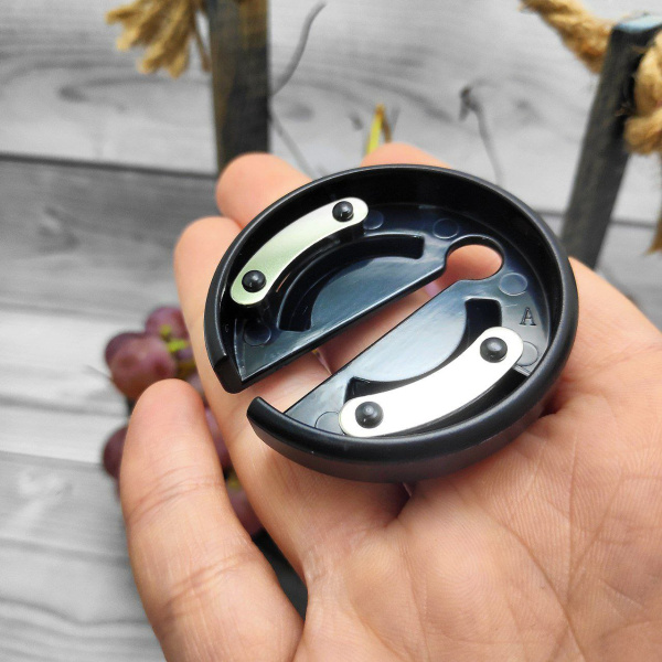 Винный электрический штопор Прованс с круглым ножом для удаления фольги 24 см.